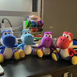 Yoshi plushies